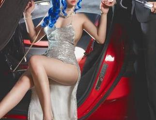 千寻大人TifaPurpleDress：看这图，让我一秒变身步入梦境的公主，不愧是大人的作品!