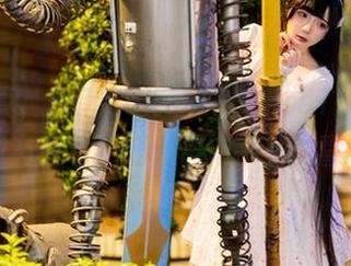 全套写真，落落Raku与FutureTone：这波我有点看不懂，但似乎又很喜欢？