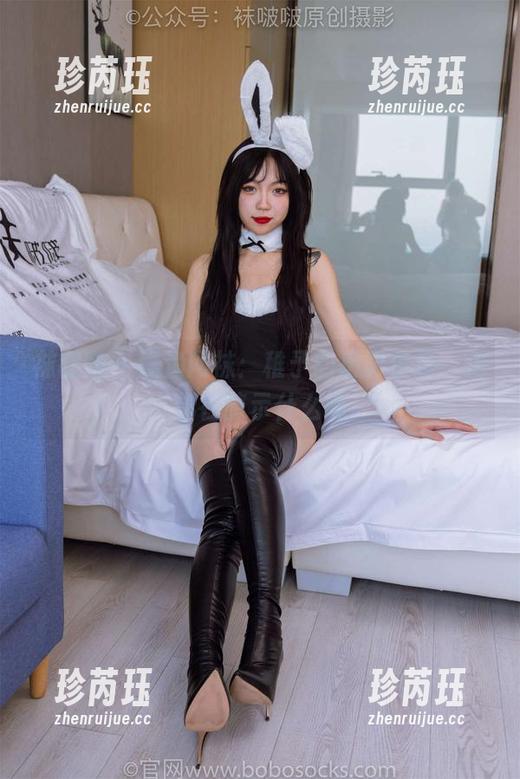 袜啵啵 - 黑渔网袜：稚予的摄影资源，仿佛在暗示什么呢